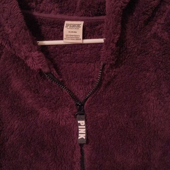 PINK Victoria Secret Sherpa pullover sweatshirt - Picture 2 of 5